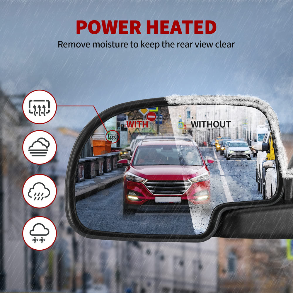 YITAMOTOR LED arrow turn signal illuminated for clearer roadside communication