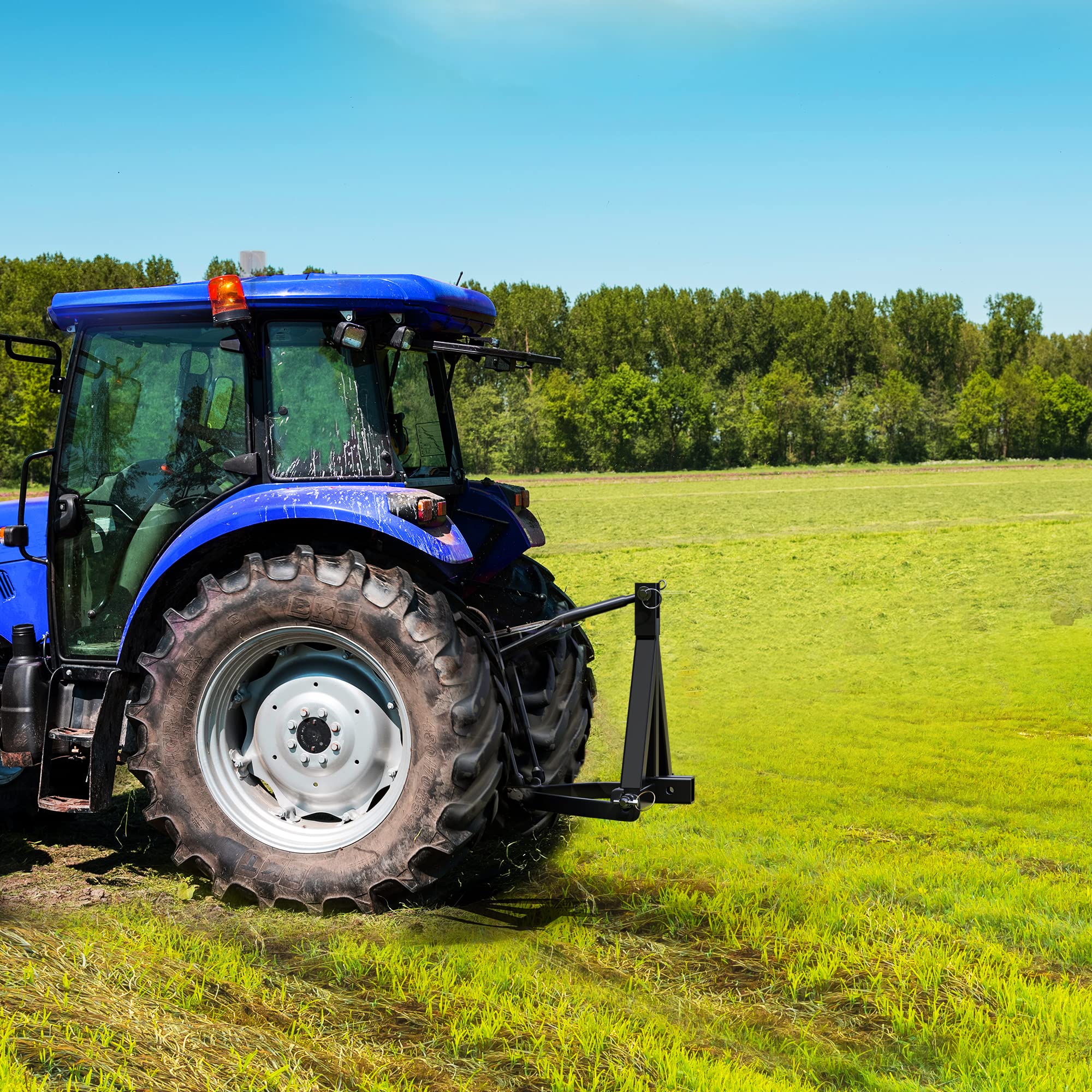 YITAMOTOR being installed on a tractor in a farm setting saving time