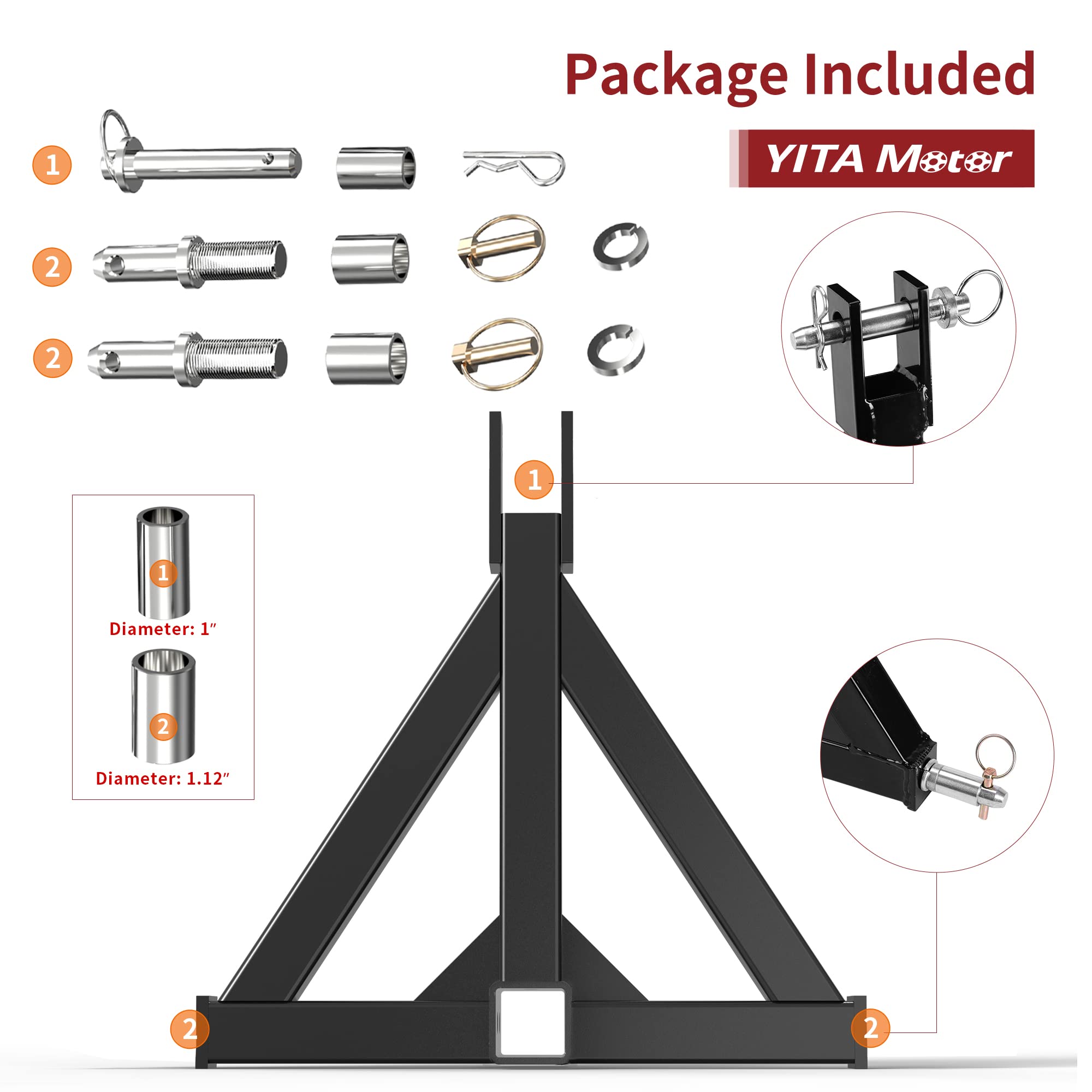 YITAMOTOR package contents laid out showing included components clarity