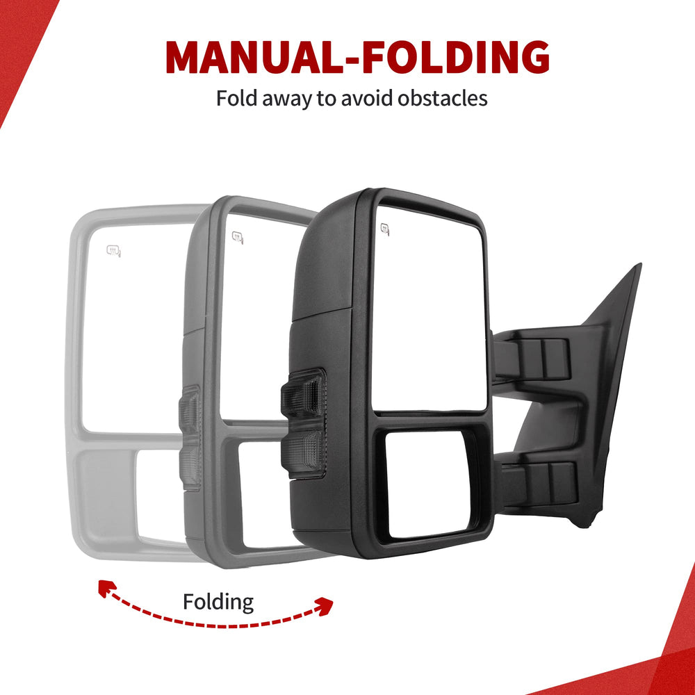 YITAMOTOR turn signal illuminated on mirror housing to boost roadside visibility and safety