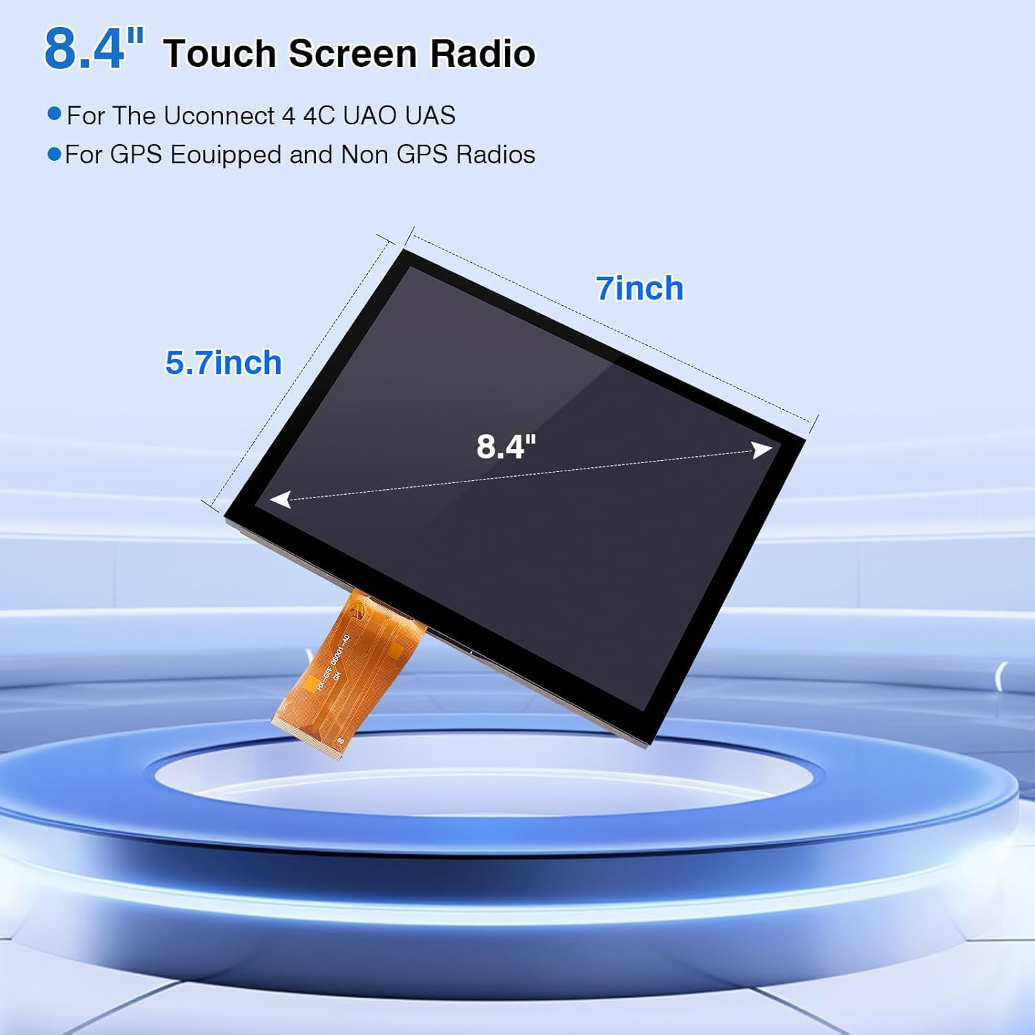 Yitrust close-up of touchscreen surface showing scratch-resistant finish