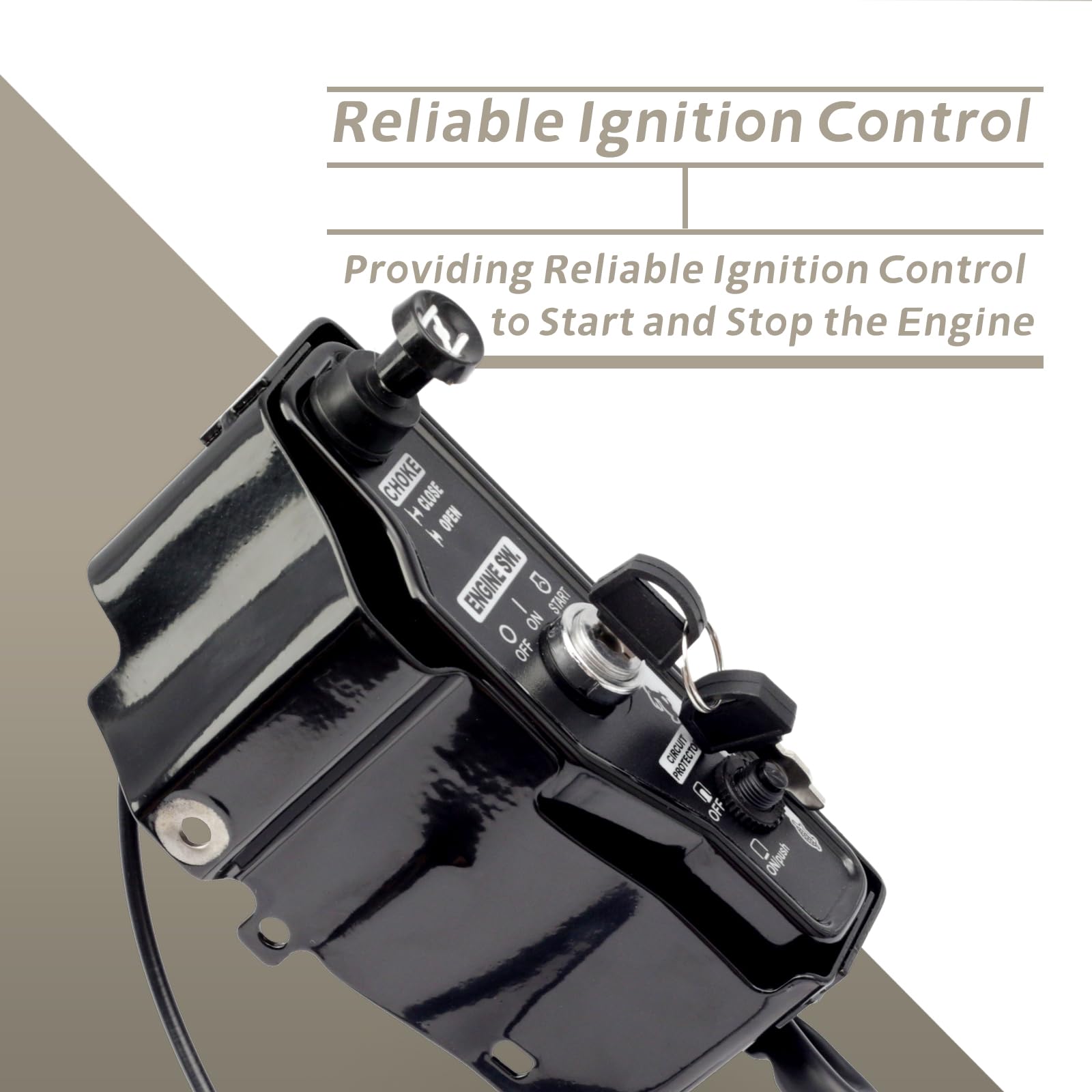 YIYANTO key cylinder close-up showing durable key action and reliable start control