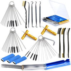 Yiyiring front packaging showing complete cleaner kit and compact case for portability
