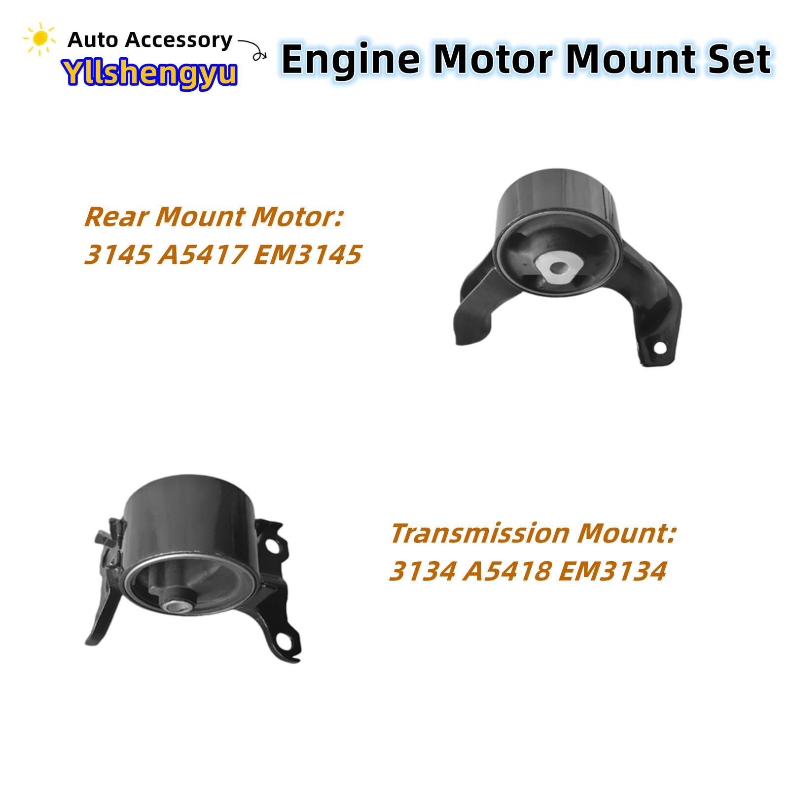 Yllshengyu mount label and part numbers visible aiding correct part verification