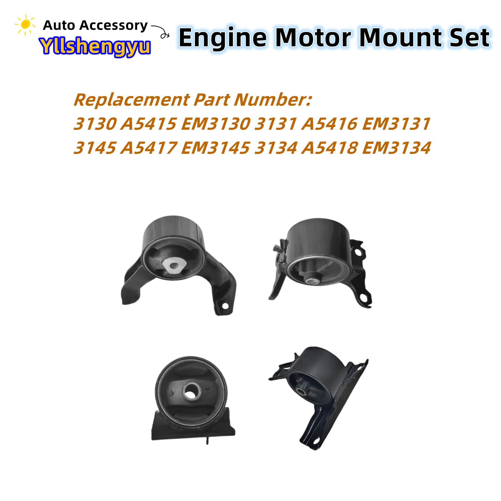 Yllshengyu mount installed in Jeep engine bay showing secure engine support