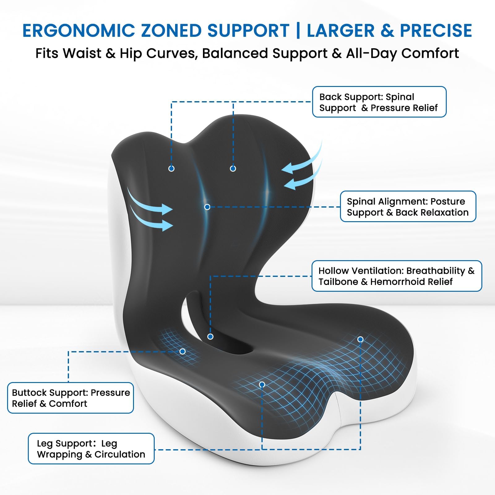 YLSCOO removable breathable cover zipper for easy cleaning and freshness