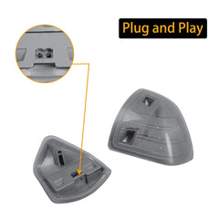 YMHHefy rear housing with two-wire connector showing plug-and-play fit and secure connection