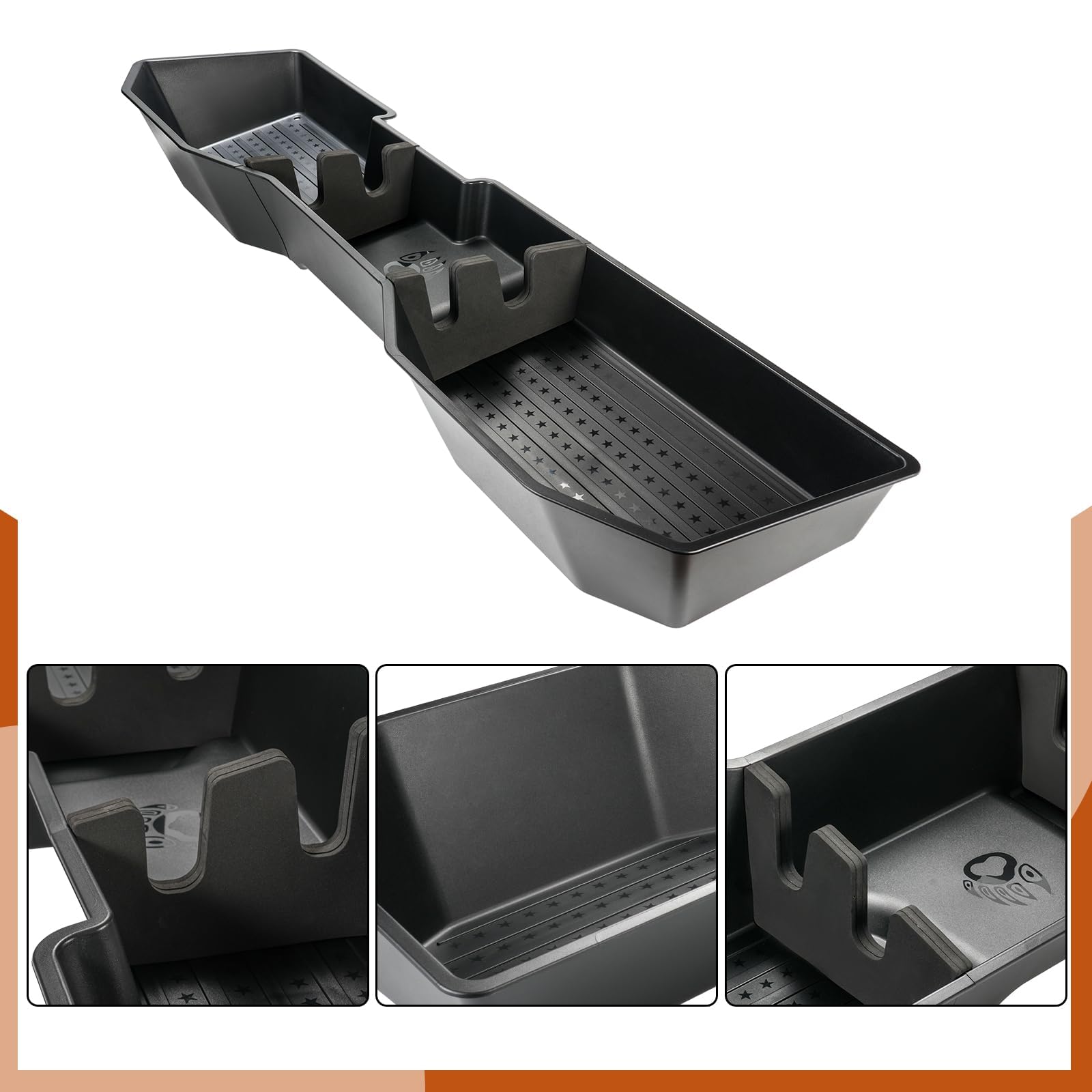 YoCenSe in truck interior lifestyle shot showing tidy cabin and convenience benefit