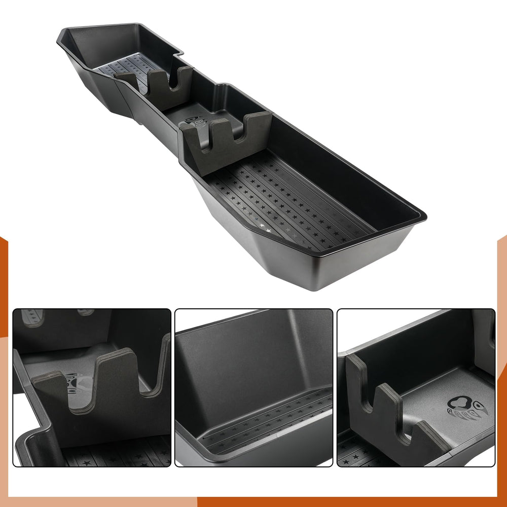 YoCenSe in truck interior lifestyle shot showing tidy cabin and convenience benefit