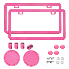 Yogrvner front view pink frame showing sleek protection