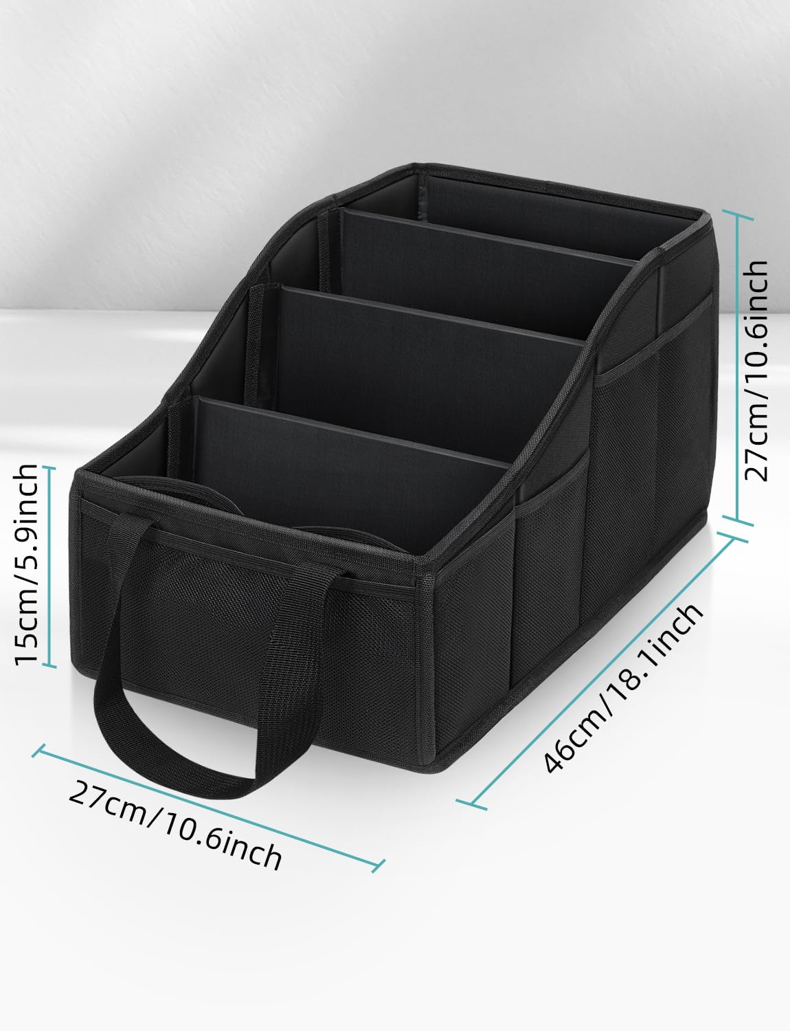 YOHOOLYO exterior mesh pockets holding phone tissues and chargers neatly