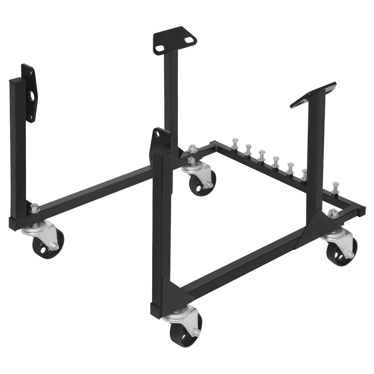 YOLANDO front view cradle stand showing stable base and support benefit