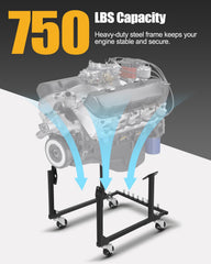 YOLANDO mounted Chevy small-block example demonstrating secure support benefit