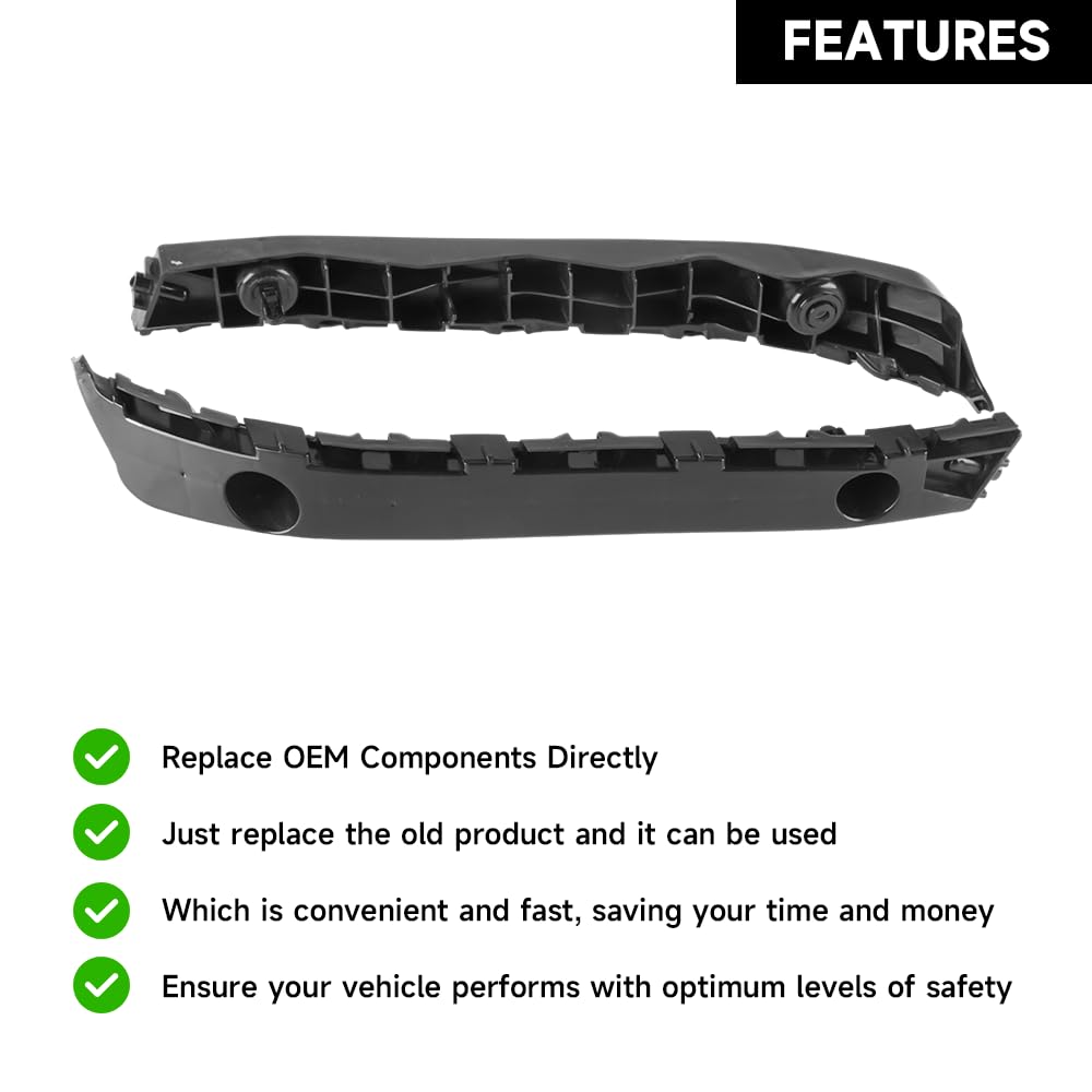 YOLLKY bracket installed on Toyota Sienna front bumper to restore secure fitment