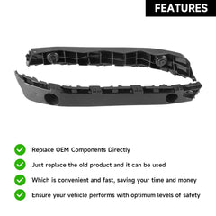 YOLLKY bracket installed on Toyota Sienna front bumper to restore secure fitment