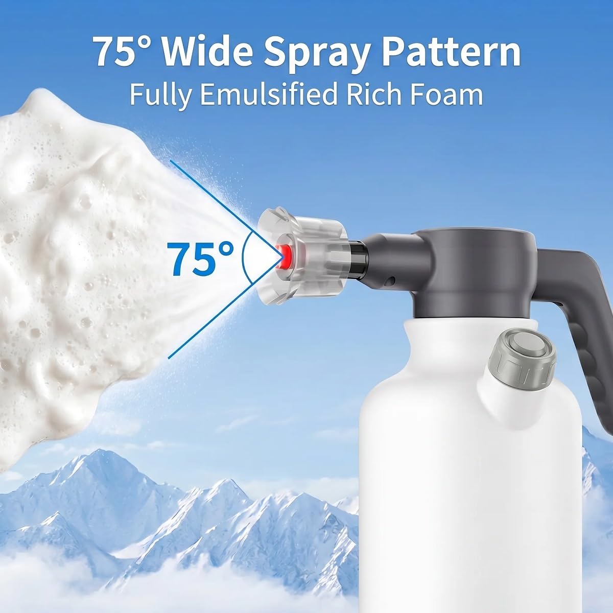 YoMeite dense white foam texture demonstrating strong cling on surfaces