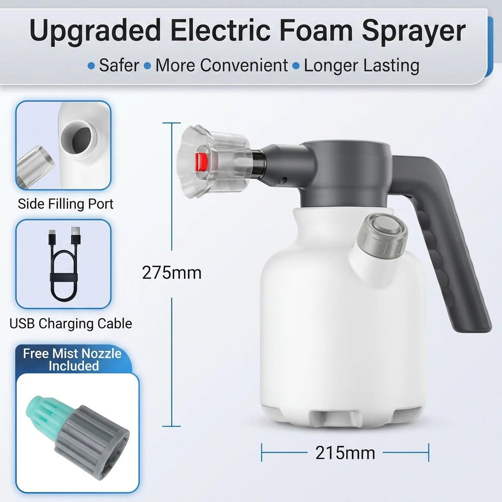 YoMeite label and controls showing one-touch power and easy operation