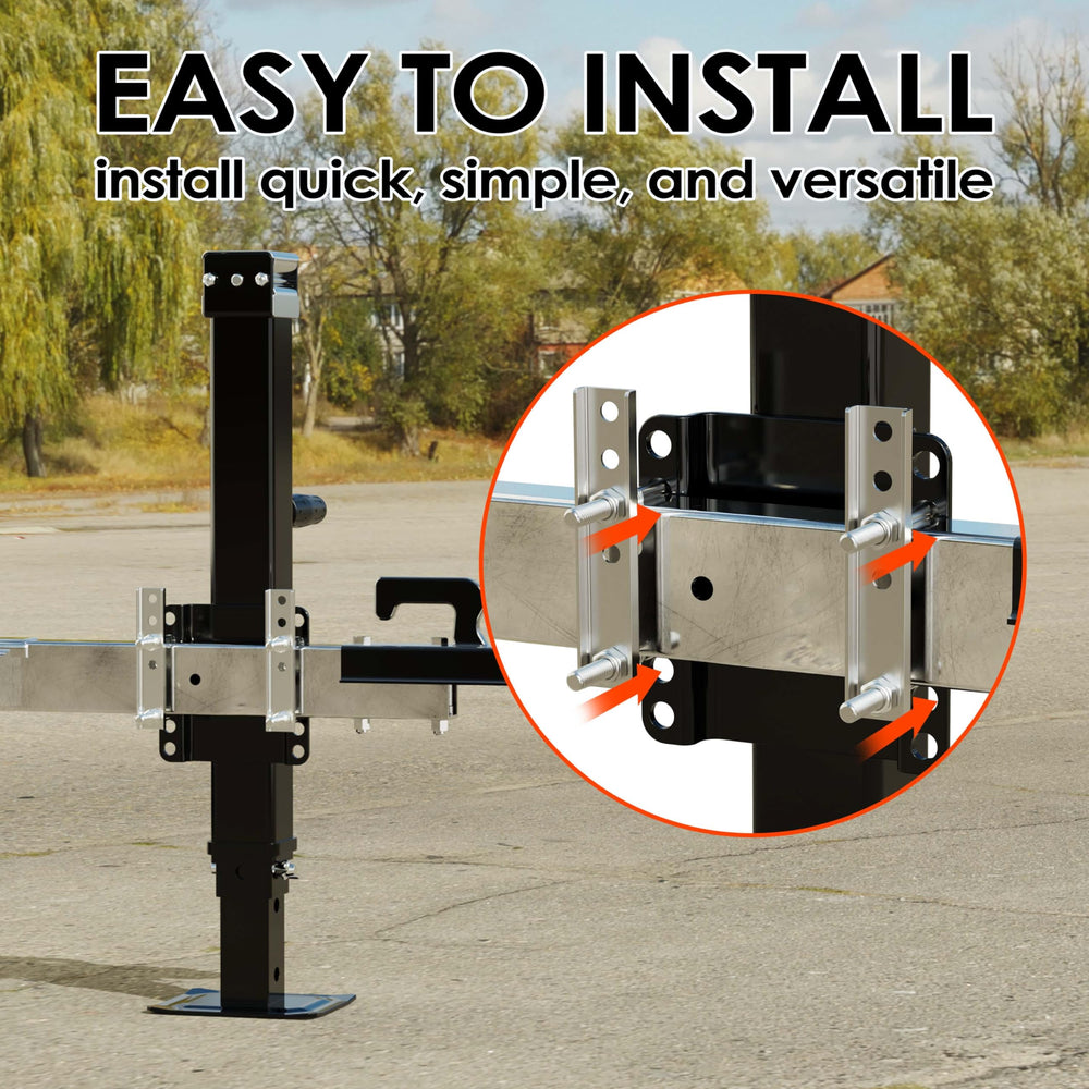 YOMILINK textured ergonomic handle close-up for easier cranking and control