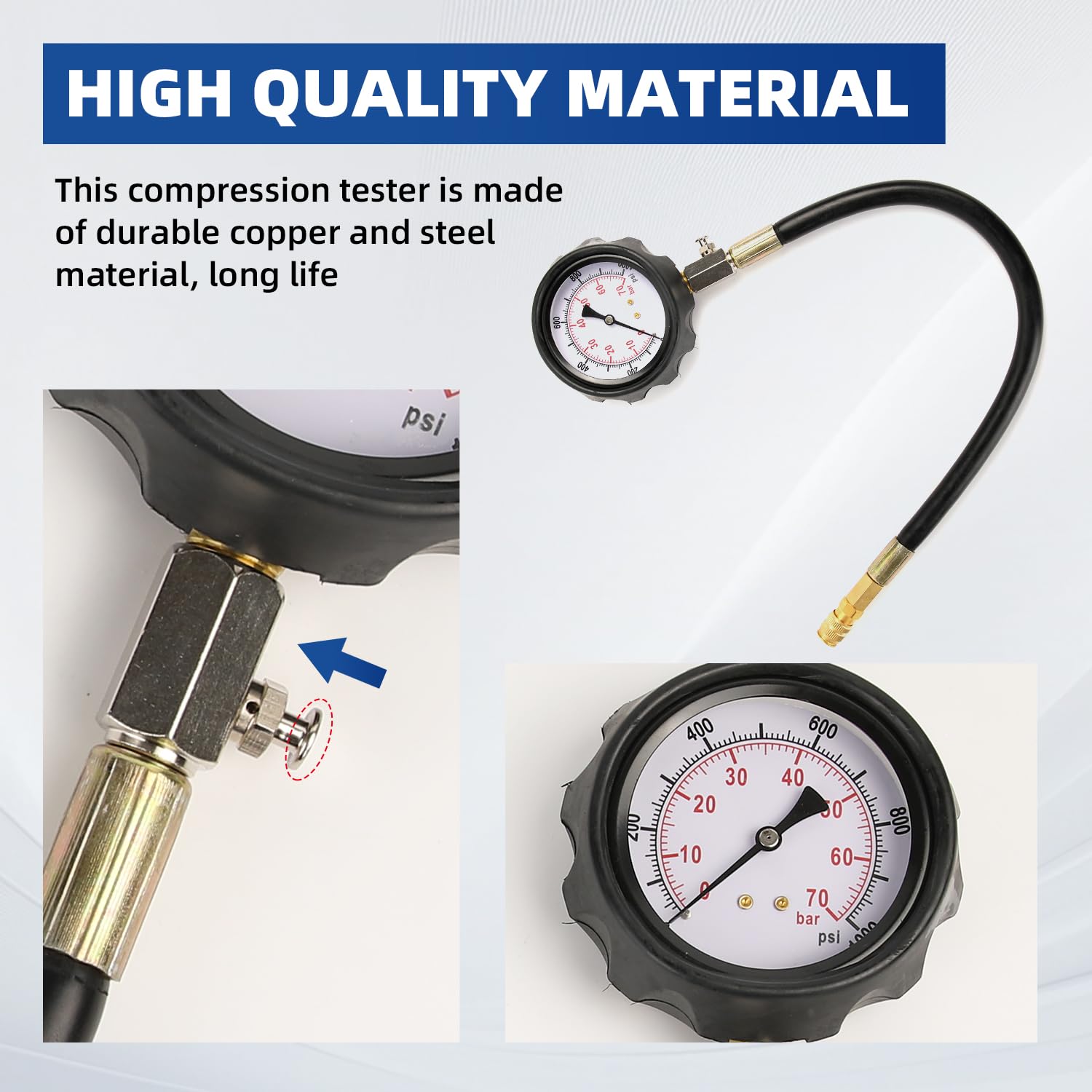 Yonligonju flexible oil-resistant hose detail highlighting durable bend and reach