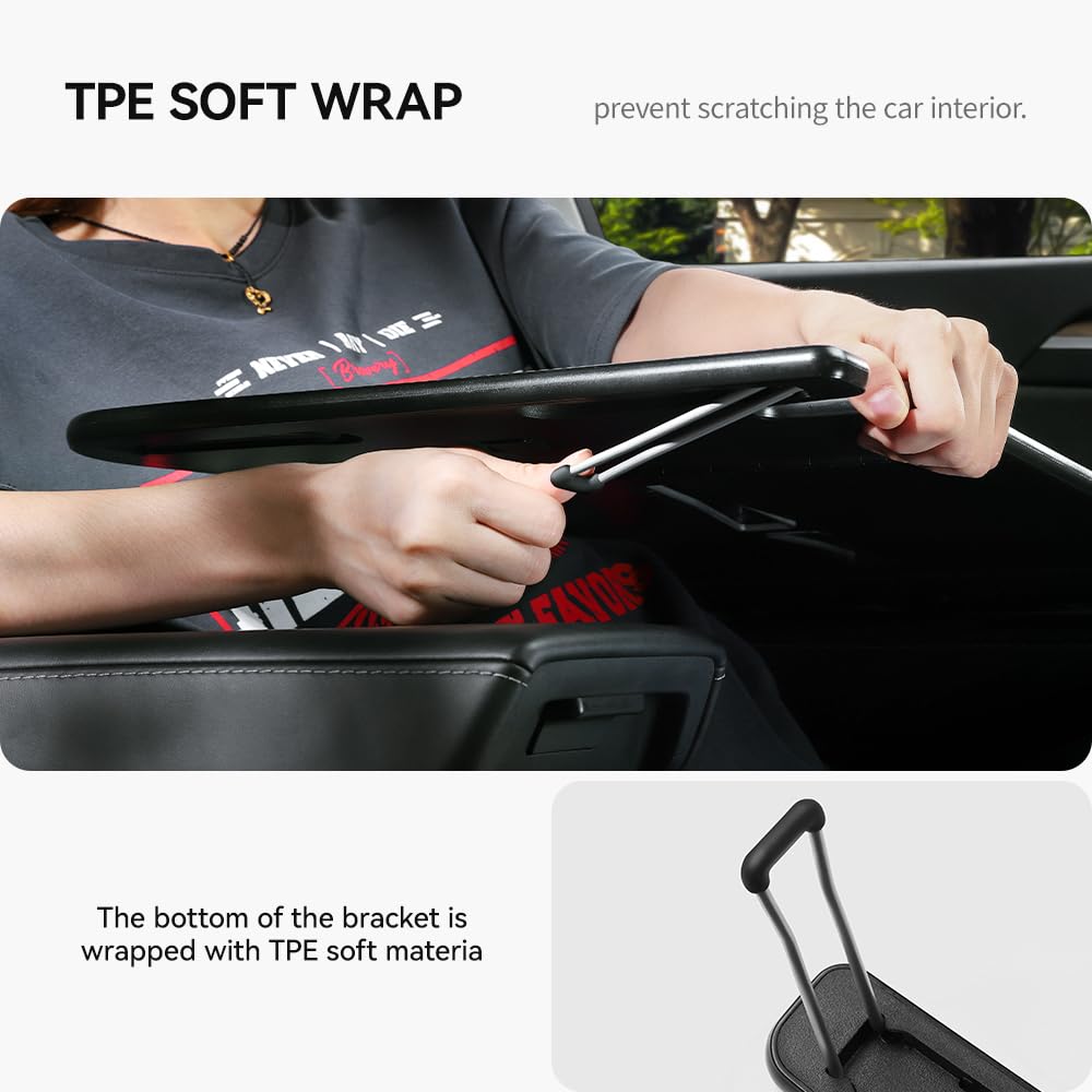 YONZEE tray with support leg providing extra stability for heavier items
