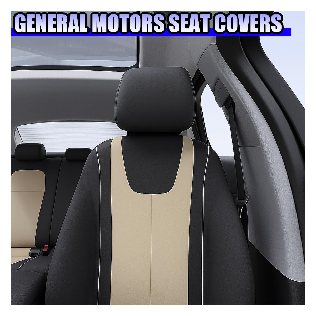 YoRise seat cover on seat with person for scale, shows comfortable coverage