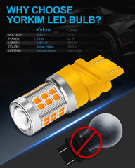 Yorkim close up of 33 SMD 2835 array highlighting brighter output