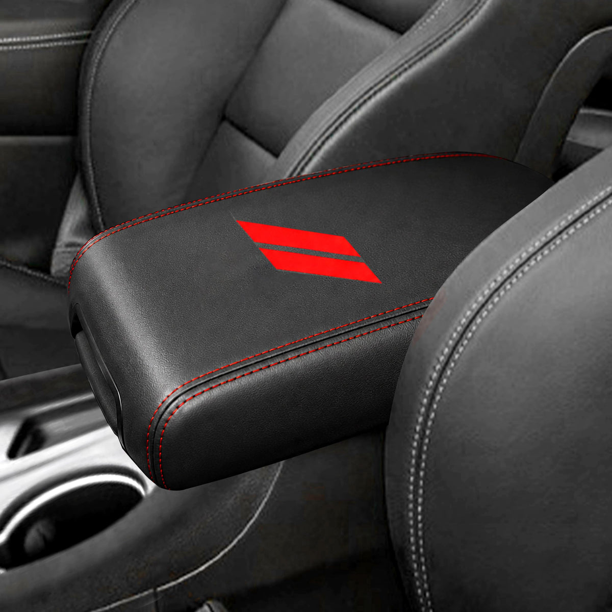 YOSRTER front view center console cover showing neat fit and protection