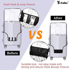 Yotako cover on 20 inch suitcase in use protecting from scuffs
