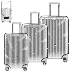 Yotako front view clear suitcase covers showing protection and visibility