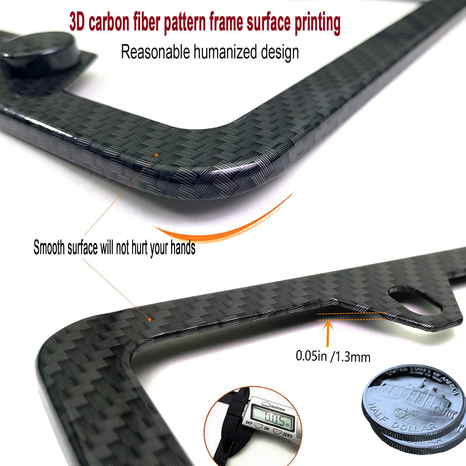 YoUoY mounting hardware kit with screws caps and inserts for easy installation