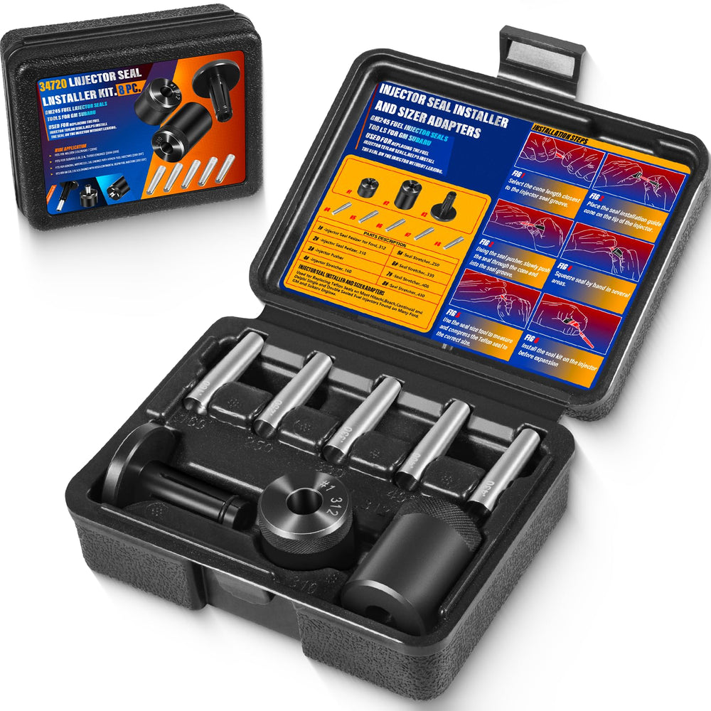 Yoursme 34720 open case showing organized installer tools for quick access and transport