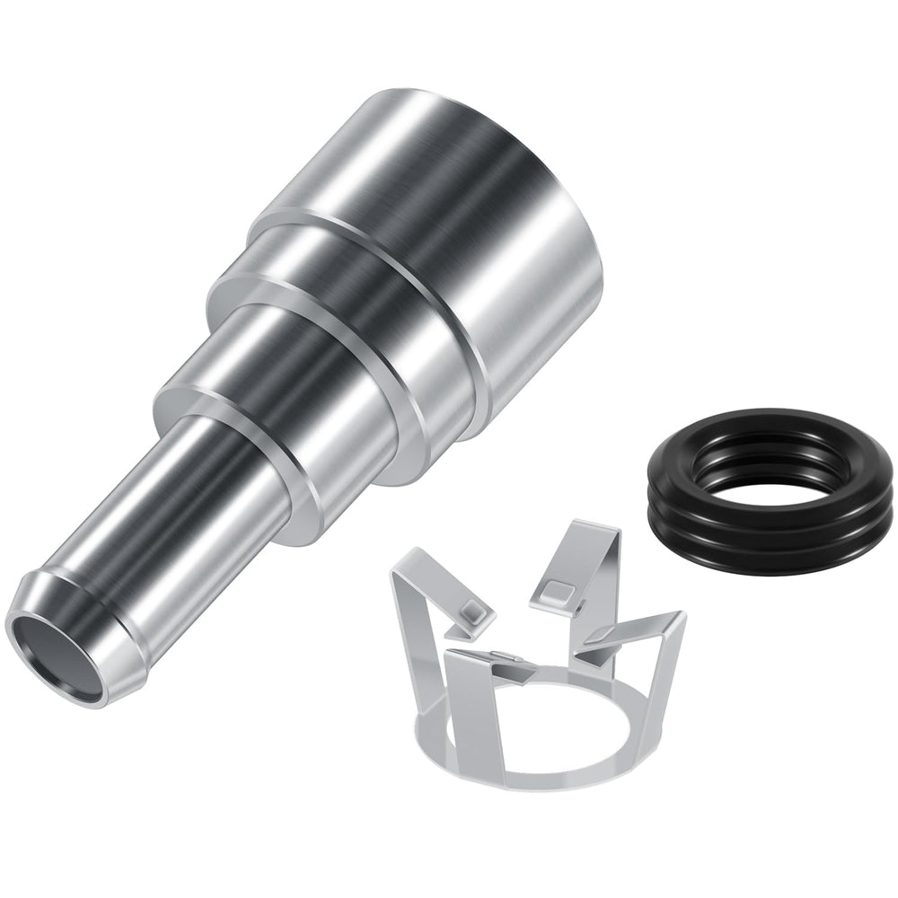 Yoursme connector close-up showing stainless detail and reliable connection benefit