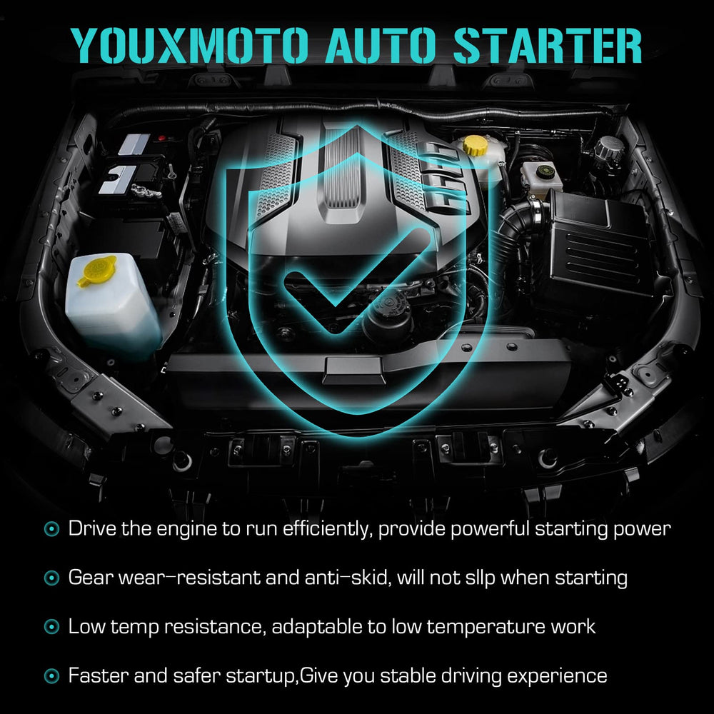 Youxmoto starter wiring terminals detail for secure electrical connections