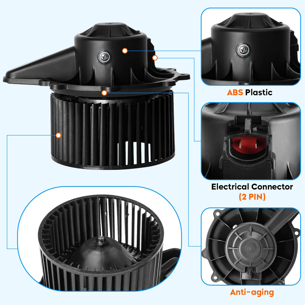 Youxmoto 700027 fan cage close-up highlighting balanced blades and quiet operation
