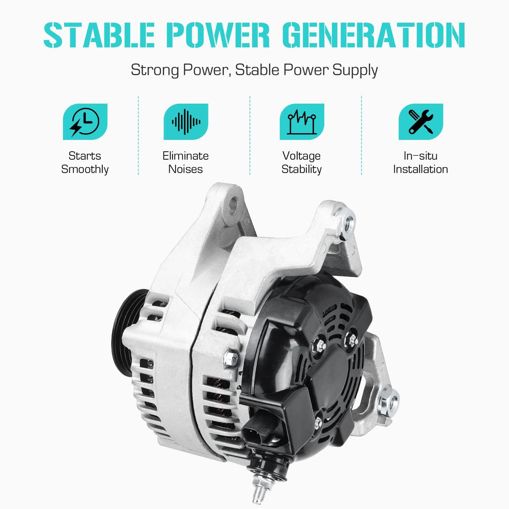 Youxmoto alternator electrical connector and label showing OEM-style compatibility