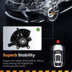 Youxmoto knuckle mounting bolt pattern showing easy-install benefit