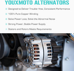 Youxmoto side label and spec plate view showing 12V 160A information benefit accurate replacement