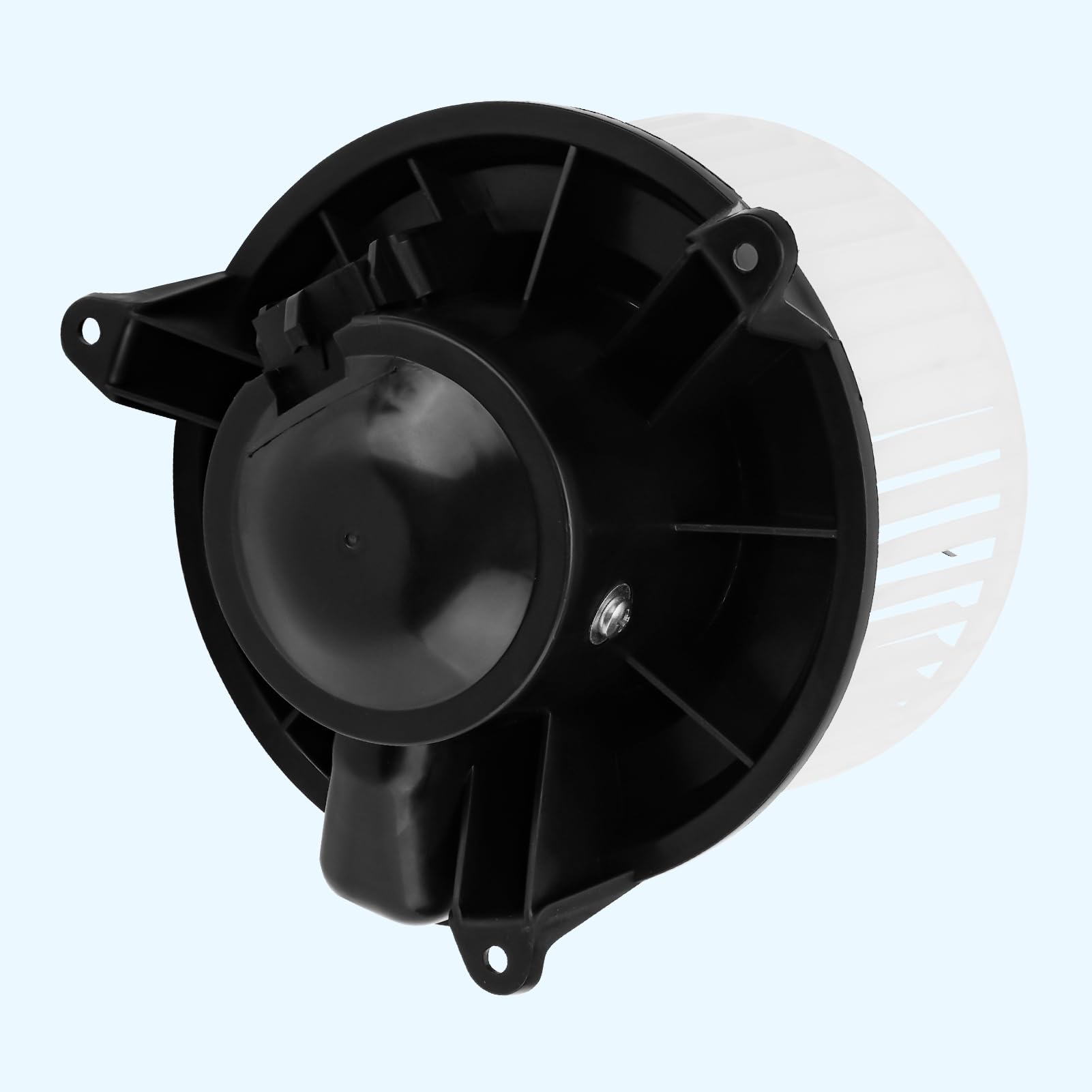 Youxmoto blower next to ruler showing size and scale for accurate fitment