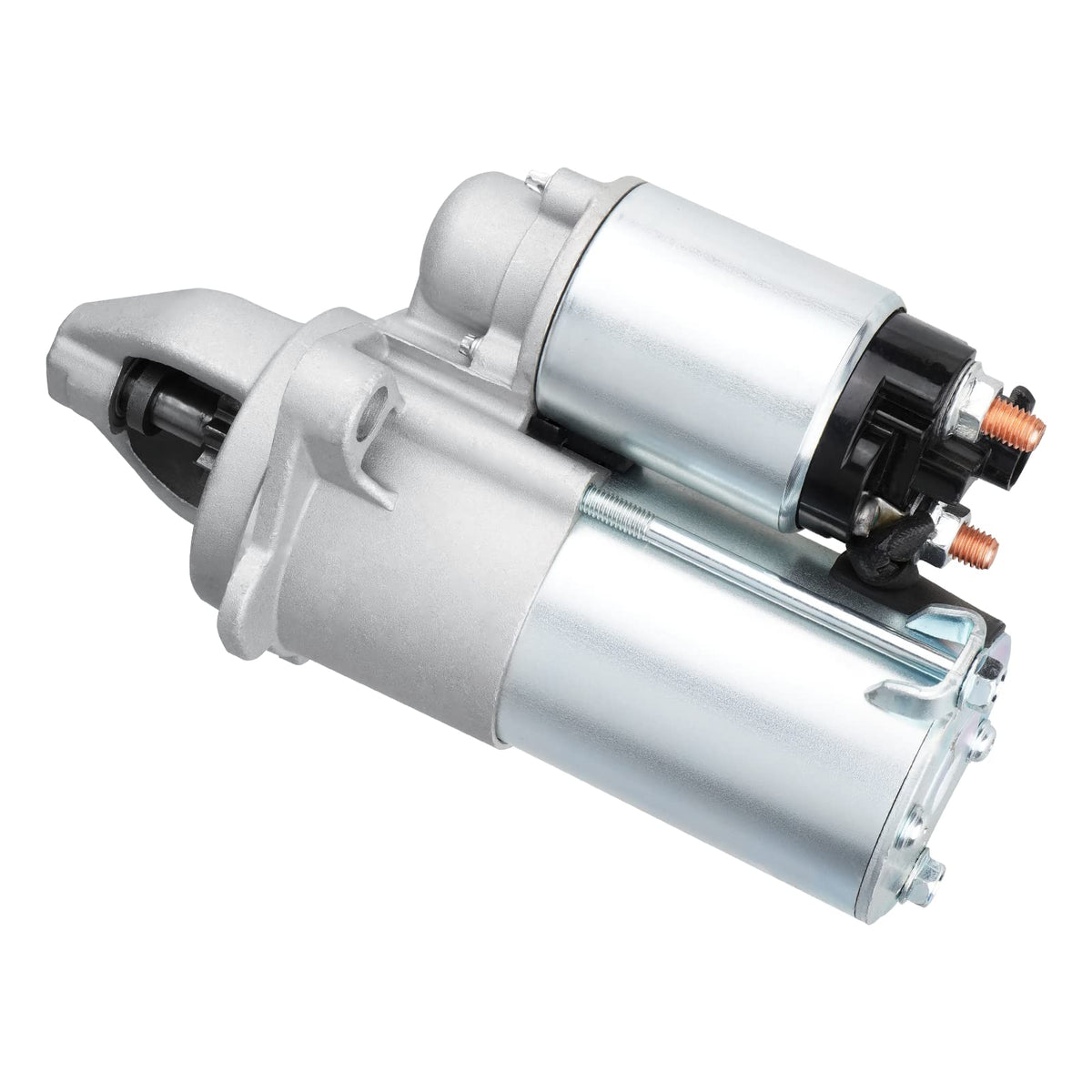 Youxmoto starter front view showing mounting points and reliable fit