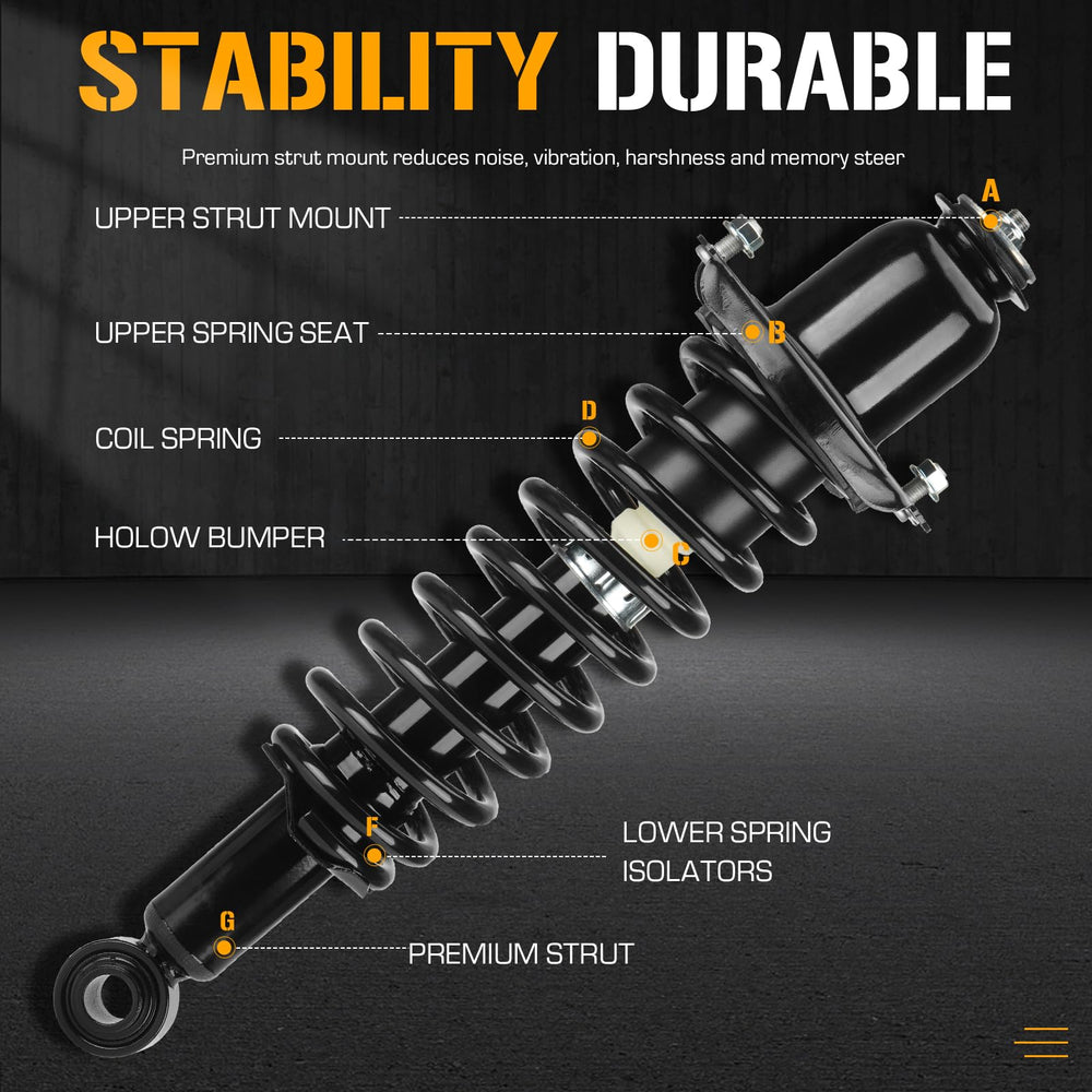 Youxmoto coil spring close-up showing high-stiffness coils and improved ride support