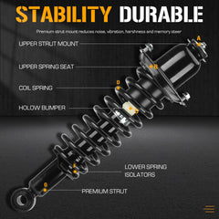 Youxmoto coil spring close-up showing high-stiffness coils and improved ride support