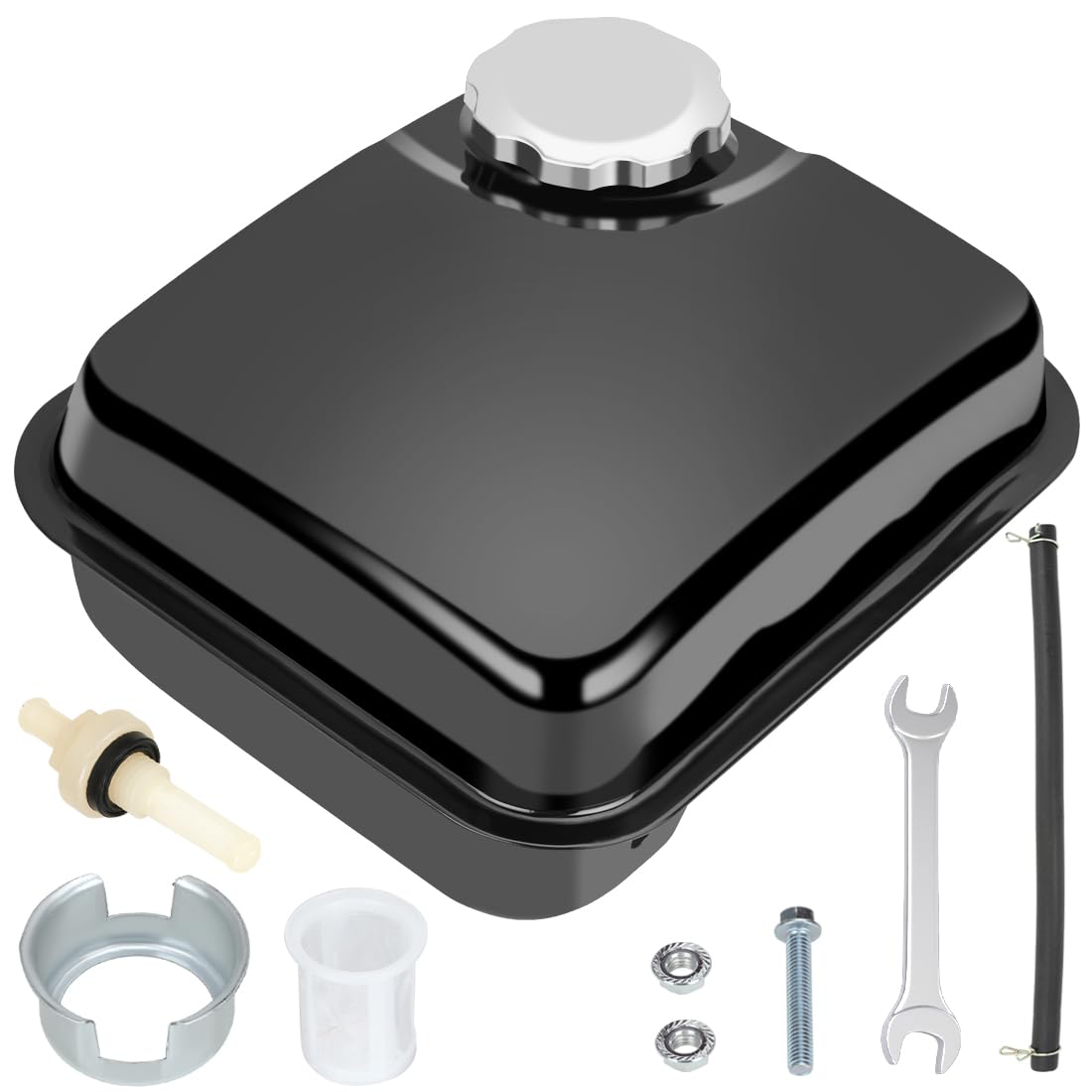 YOXUFA front view gas tank showing form and mounting benefits