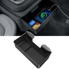 YPHUIKI front view installed in Silverado console shows organized storage