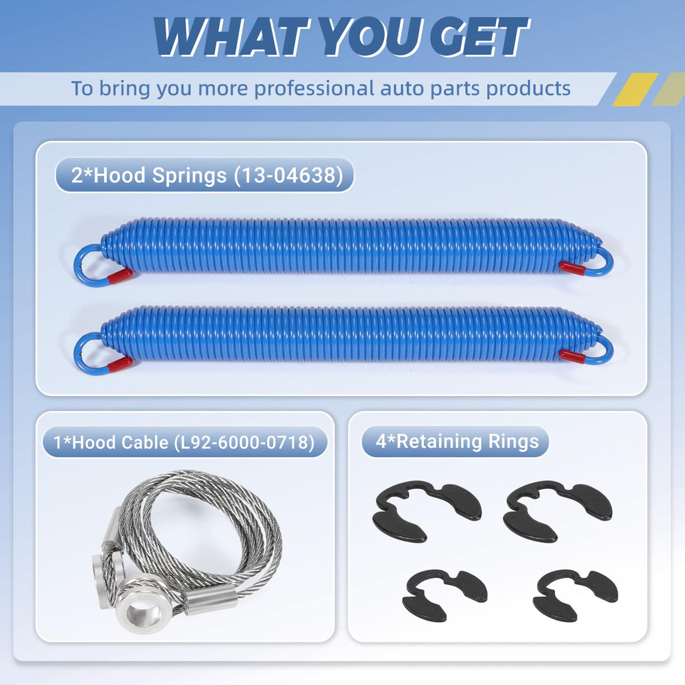 Ytrica hood cable restraint detail highlighting secure routing and fit