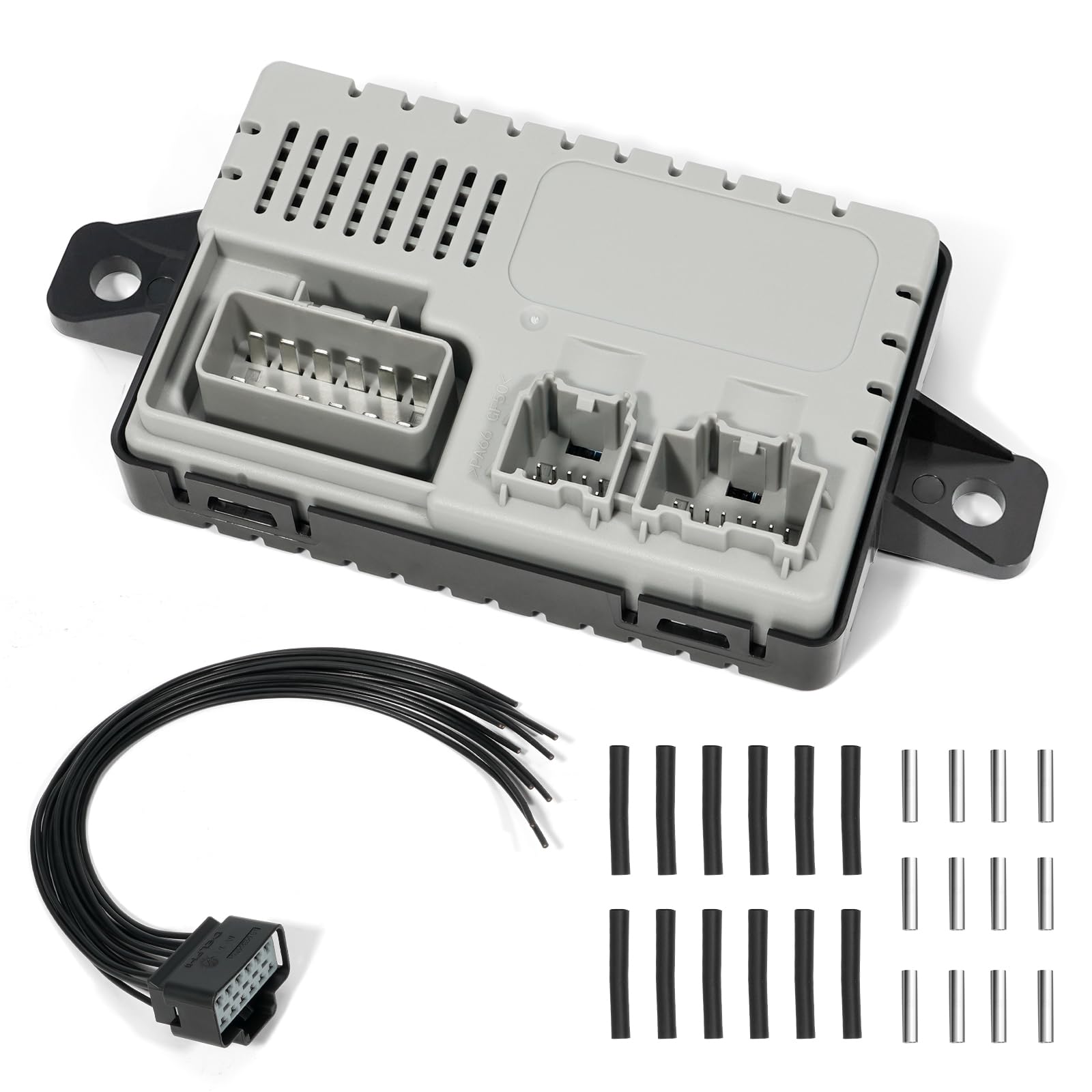 Ytrica module front view showing plug layout and easy fit