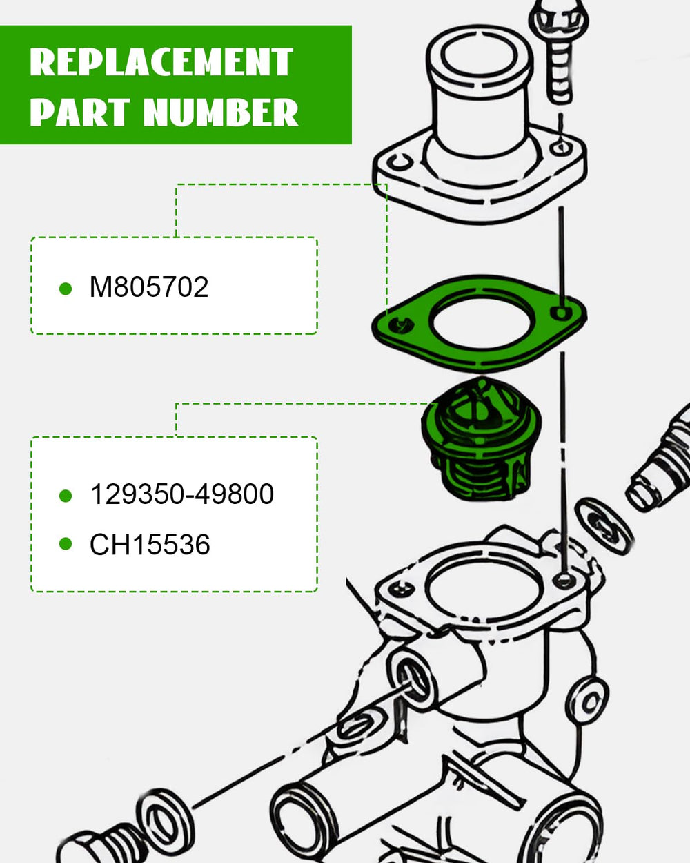 YUANTUO thermostat beside ruler showing compact dimensions for correct fitment