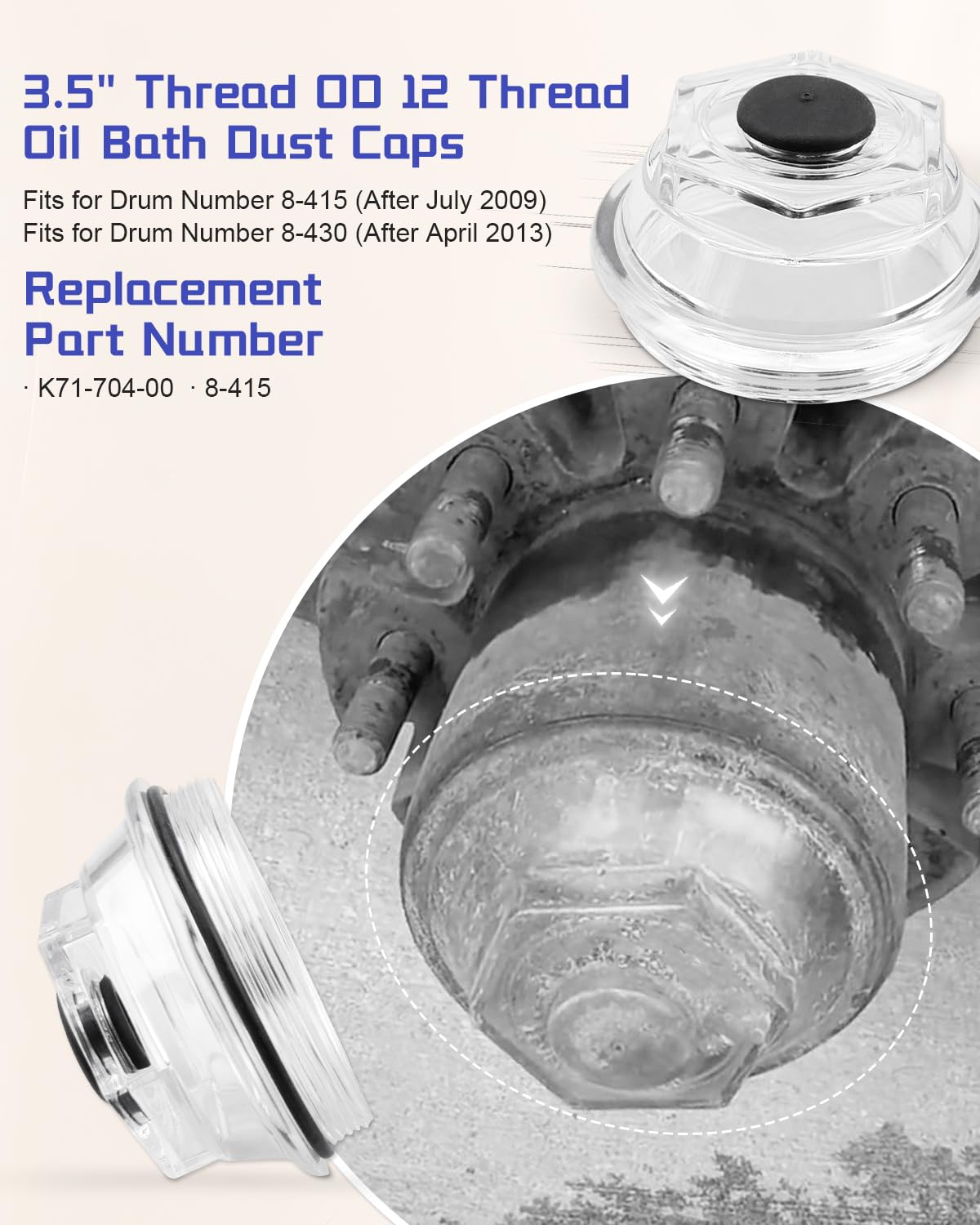 YUANTUO close up of cap threads for secure fit and leak prevention benefit
