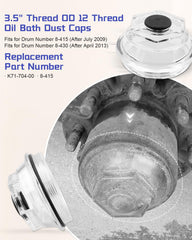 YUANTUO close up of cap threads for secure fit and leak prevention benefit