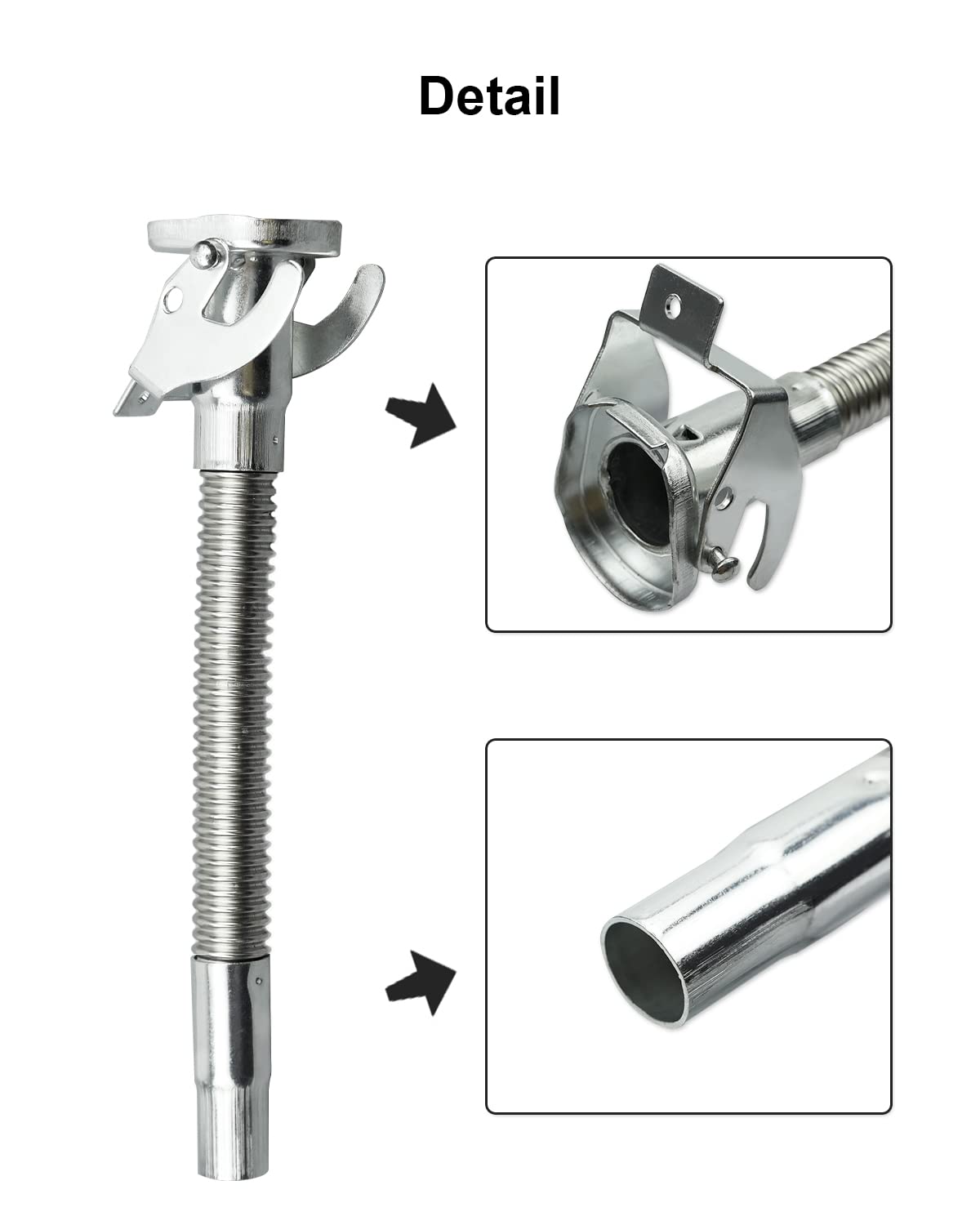 YUANTUO flexible tube bend detail highlighting durability and easy angled pouring