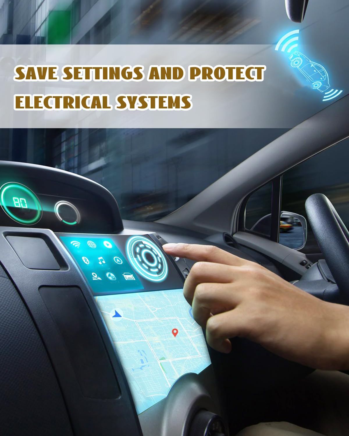 YUANTUO memory saver used in a garage during battery replacement saving reprogramming time benefit